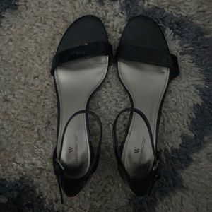 Worthington Patent leather kitten heel dress shoes size 11